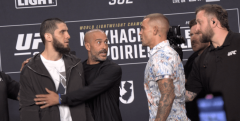 UFC 302 video: Islam Makhachev, Dustin Poirier have extreme argument at veryfirst faceoff for title battle
