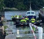 River search for canoeist reported missingouton