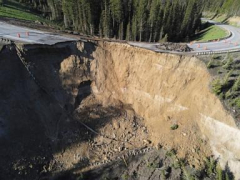 Big portion of Wyoming’s Teton Pass roadway collapses; uncertain how rapidly it can be rebuilt