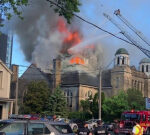 Fire damages historical Toronto church realestate Group of Seven artwork