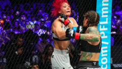 Liz Carmouche def. Kana Watanabe at 2024 PFL 4: Best photos