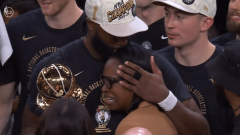 Jaylen Brown popular with his deservedly proud mom after he won NBA Finals MVP