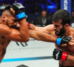 Gadzhi Rabadanov def. Elvin Espinoza at 2024 PFL 5: Best photos