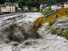 3 missingouton in a landslide in Swiss Alps as heavy rains cause flash floods