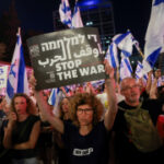 Hamas states no news on truce offer as 10s of thousands of Israelis demonstration
