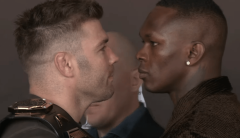 Video: Dricus Du Plessis, Israel Adesanya have prolonged veryfirst faceoff at UFC 305 press conference