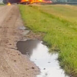 Intense railcars with harmful product mainly consistedof after derailment in North Dakota