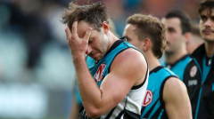 Port Adelaide forward Jeremy Finlayson ruled out for season after suffering a lacerated spleen