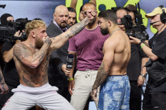 Photos: Jake Paul vs. Mike Perry ceremonial weigh-ins