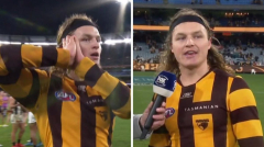 Jack Ginnivan takes subtle dig at Collingwood after leading Hawthorn to triumph