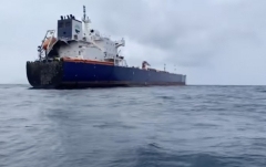 Malaysia tracking oil tanker after fire