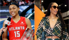 A’ja Wilson jokingly buffooned Allisha Gray for tumbling after the finest pals clashed throughout the WNBA All-Star Game