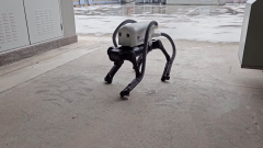 This plodding robotic draws up cigarette butts