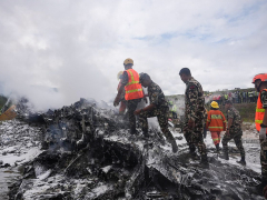 Airplane crash at Nepal’s Kathmandu airport eliminates 18; pilot just survivor