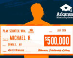 Arkansas Lottery Player Wins $500K bymeansof Scratch-Off Ticket