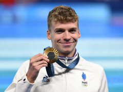 Marchand wins France 400m IM Olympic gold, Peaty stopsworking three-peat in Paris