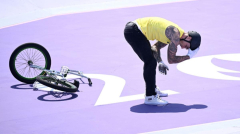 Heartbreak as Aussie Logan Martin missesouton out on a medal in BMX last