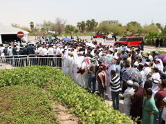 Thousands mourn Hamas leader Ismail Haniyeh at funeralservice prayer