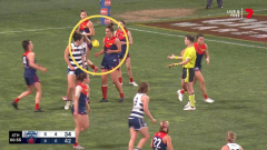 Melbourne pip Geelong in AFLW thriller after ‘rarely seen’ totallyfree kick in last minute