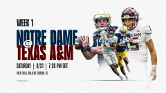 ESPN’s College GameDay forecast winner of Texas A&M vs. Notre Dame