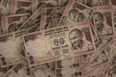 USD/INR flat lines ahead of India PMI information