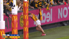 Nick Watson cramps throughout events after Hawthorn’s removal last win over Western Bulldogs