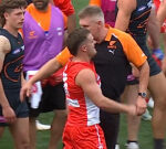 AFL strikes GWS Giants with huge great listbelow Jason McCartney’s clash with Sydney star Tom Papley