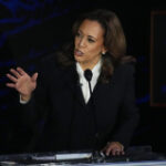 Social Media Claims Harris Had Earphone Earrings During The Debate