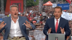 Nick Saban smiling and singing Wagon Wheel on College GameDay has fans in wonder