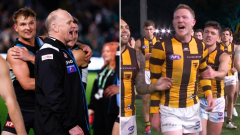 AFL slaps Ken Hinkley with $20,000 fine for intense exchange with Hawthorn gamers