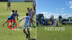 VAFA regional footy last called off after De La Salle gamer breaks leg in dreadful mishap