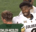 Mics chose up what Shedeur Sanders stated as he declined to shake Colorado State QB Brayden Fowler-Nicolosi’s hand