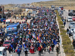 Bolivia braces for chaos as antigovernment protesters start march