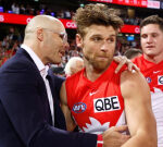 Dane Rampe findsout fate for AFL grand last as Sydney Swans set Logan McDonald and Callum Mills face physicalfitness tests