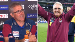 Brisbane coach’s strangely precise Cam Rayner forecast from 2018 resurfaces after Geelong win