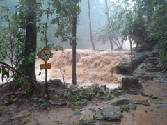 Popular waterfalls closed as rain pounds Chiang Mai