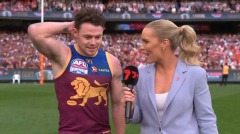 Lachie Neale makes shock injury discovery minutes after Brisbane’s grand last win