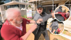 Nicheliving: 7NEWS pressreporter Geof Parry and cameraman clash with Nicheliving co-founder Ronnie Michel-Elhaj