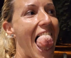 Watch: Italian woman’s thick tongue earns world record