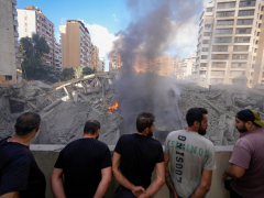 Beirut’s southern suburbanareas decreased to debris by Israeli strikes