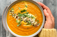 Roasted Pumpkin & Carrot Soup