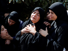 Funeralservices for Tulkarem strike victims