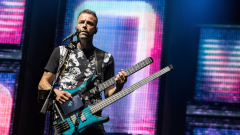 “I attempted it fingerstyle, and that didn’t work. As a joke, someone stated, ‘Why puton’t you attempt slap bass?’ Everyone was laughing. Then we went back and listened to it…” Chris Wolstenholme changed up his tone and strategy on Muse’s The Resistanc