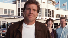 Dennis Quaid backs Donald Trump at California rally, triggering response from ex-fiancee Lea Thompson