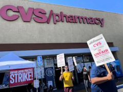 CVS employees strike at 7 Southern California shops for muchbetter pay and health care