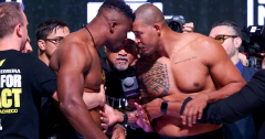 Cameroon’s Francis Ngannou knocks out Renan Ferreira in MMA return