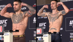 UFC 308 weigh-ins: Ilia Topuria vs. Max Holloway title battle authorities after both struck marks