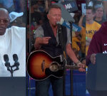 Bruce Springsteen, Samuel L Jackson, Spike Lee, rally for Harris