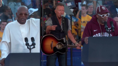 Bruce Springsteen, Samuel L Jackson, Spike Lee, rally for Harris