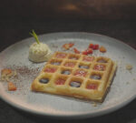 MKR dish episode 11: Gaufre de Bruxelles with Strawberry Lime Sauce and Dark Chocolate